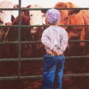 S. J. Pringle ~ Country Children series, 18" x 26" (chalk pastel)