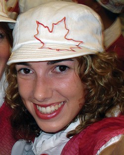 Sarah Bonikowsky of Mono Centre was a member of the Canadian women’s eight rowing team at the Beijing Olympics.