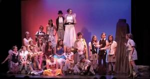 Peter Pan full cast finale. Photo courtesy of Theatre Orangeville.