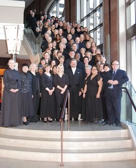  Headwaters Concert Choir with Director Robert Hennig at the Rose Theatre in Brampton