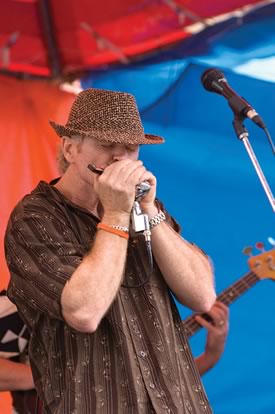 Festival organizer Larry Kurtz will perform with his band Trouble & Strife. <br /> Photo Pete Paterson