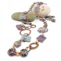 Beth Grant, lampwork beads / Sassafras Artistic Designs, jewellery ~ Union Rope