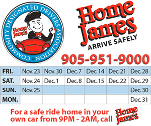 Home James is an important road safety initiative to reduce impaired driving.