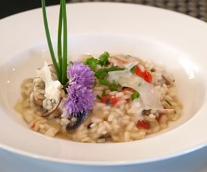 Norman’s Mushroom-Roasted-Red-Pepper Risotto