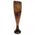 Lawrence Kristan ~ The Wine of the Woods spalted maple, walnut 10"