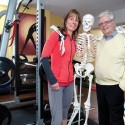 Diether Weeren (right) relies on trainer Nikola Boadway to keep him in shape – just as he relies on a mechanic to keep his car running. Photo by Rosemary Hasner / Black Dog Creative Arts.
