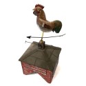 This cupola and rooster wind vane, ca 1988, were removed from the carriage house of a home on 11th Line East Garafraxa. Photo by Pete Paterson.