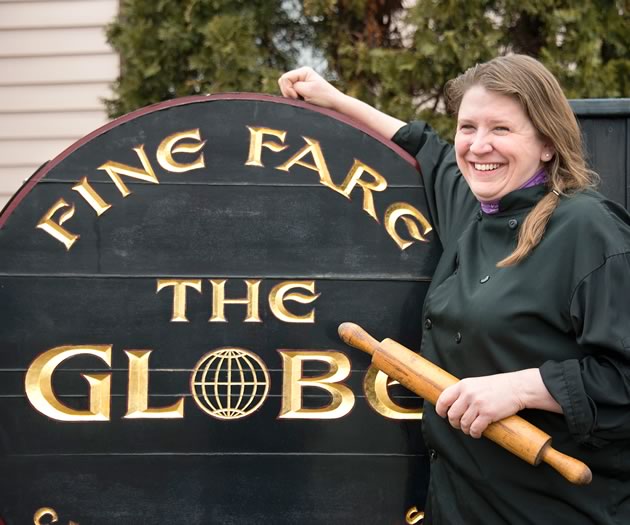 The Globe Restaurant’s co-owner and chef Beth Hunt: “There’s never a day I don’t wake up and think this is exactly what I want to be doing.” Photo by Pete Paterson.