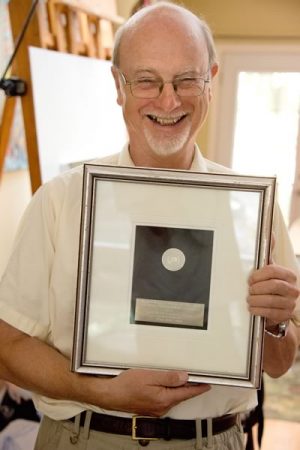 Allan Wakefield received a United Nations award for his work in developing the blue box program. Photo by Pete Paterson.