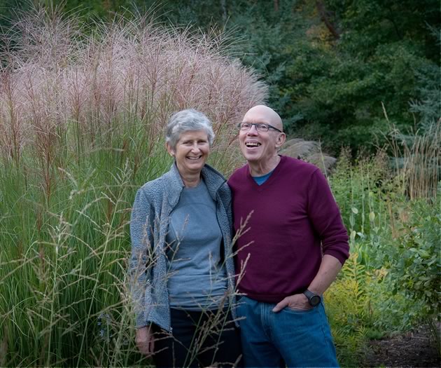Liz and George Knowles have lived and gardened in Mono since 1976. Photo by Rosemary Hasner / Black Dog Creative Arts.