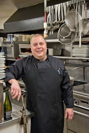Chef Derrick Shedlosky has been the quiet genius in the kitchen at Mrs. Mitchell’s for 14 years. Photo by Pete Paterson. 