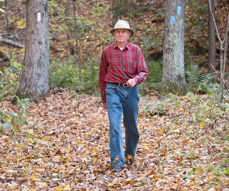 Dave’s fascination with trails began in the early 1980s when he decided to hike the Grand Canyon and selected the Bruce Trail as his training course. Photo by Pete Paterson.