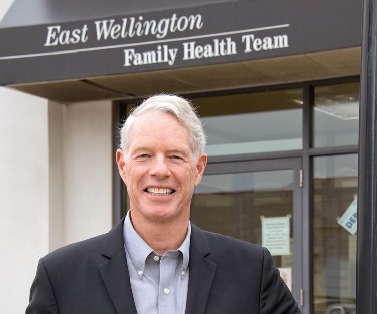 John Wilson headed the development team that established and built the new clinic in Erin. Photo by Pete Paterson.