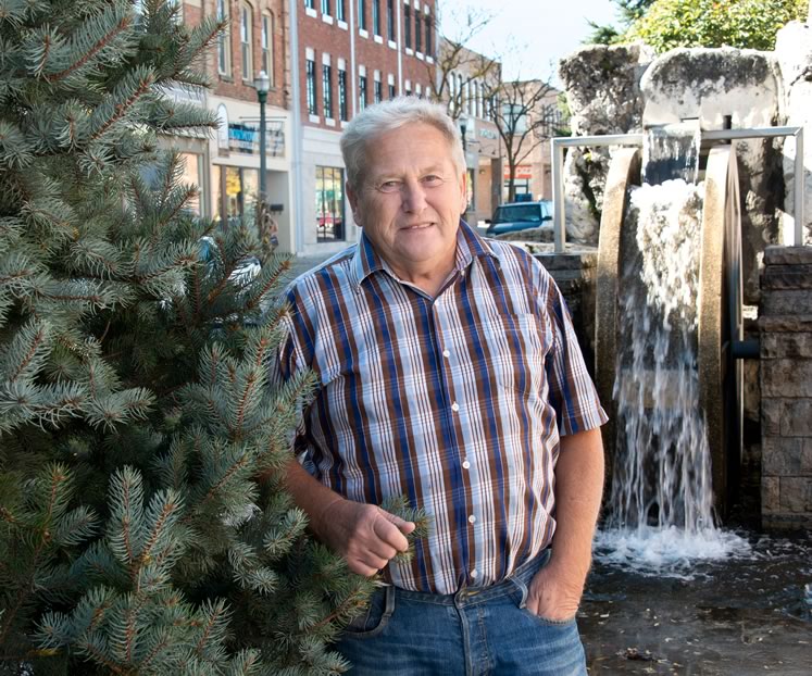 Ted Zarudny one of the driving forces getting Orangeville involved in the popular Communities in Bloom competition. Photo by Pete Paterson.