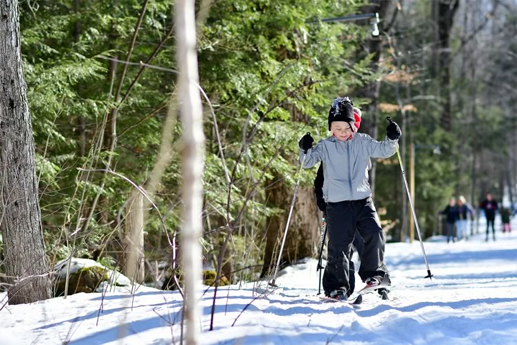 Cross-country skiing is a sport for all ages at Monora Park in Mono. Photo by James MacDonald.