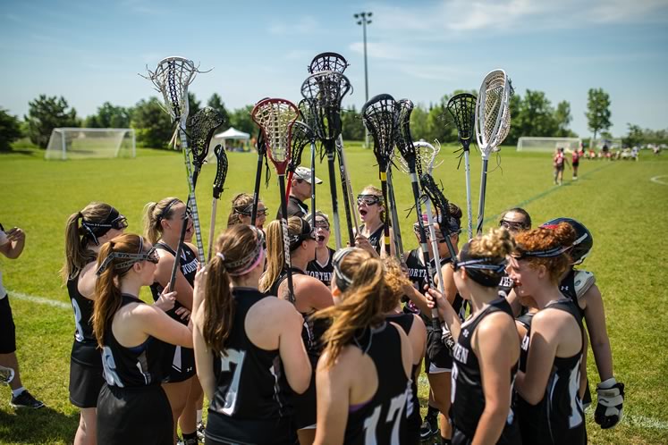 The Northmen women’s U19-1 team, shown here at Barbour Field in Hillsburgh last summer, was ranked fourth in the province by the end of the season. Photo by James MacDonald.