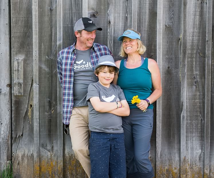 Phil and Gail Winters and their son Will. Photo by James MacDonald.