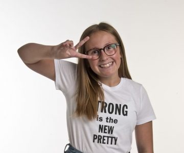 Strong Girl: Rylee McKenna, 13, Orangeville. Photo by Pete Paterson.
