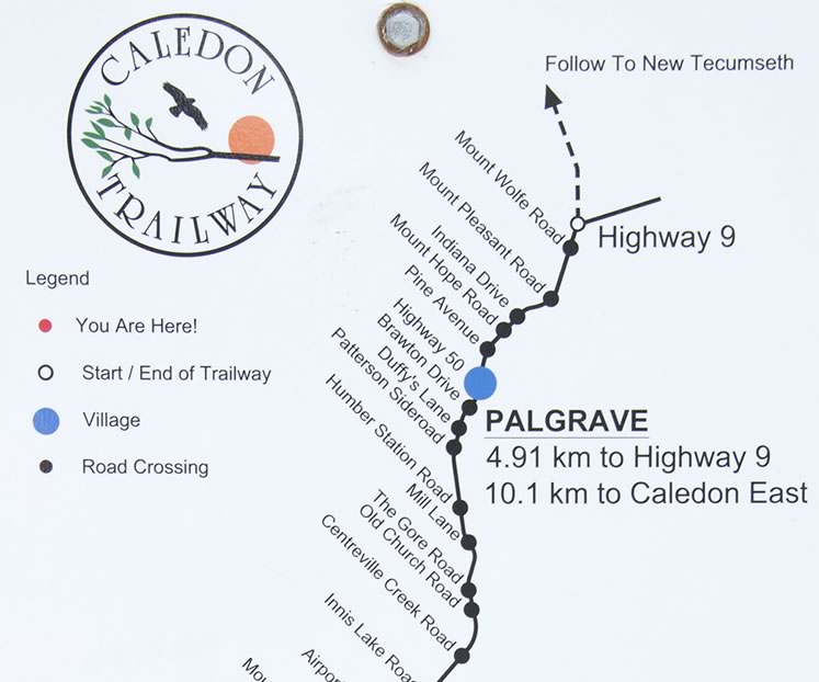 Constructed on the former tracks of North-Western Railway, Caledon Trailway covers 35 scenic kilometres from Terra Cotta to Highway 9. Photo by Pete Paterson.