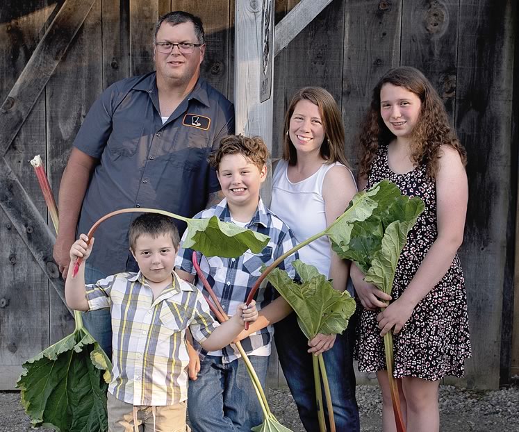 The French family: Brian and Jeannette with their children Emmett (left), Charlie and Kayleigh. Photo by Kidlets Photography.