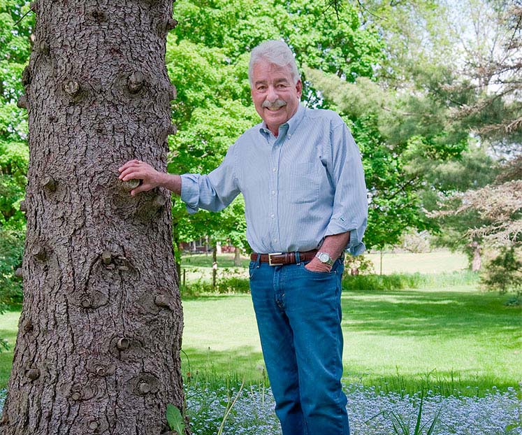 In his retirement, Errill O’Hara has devoted years of volunteer service to documenting and preserving Caledon’s heritage. Photo by Rosemary Hasner / Black Dog Creative Arts.