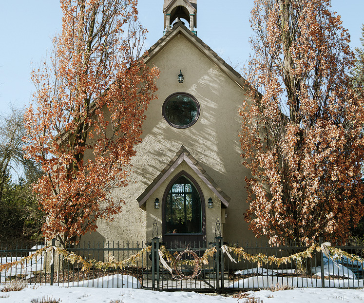 The exterior of the 1867 church which is now a family home