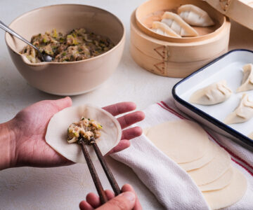 Recipe for pork and cabbage dumplings