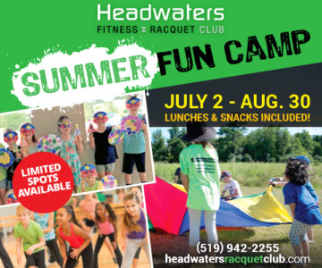 Headwaters Racquet Club Orangeville Summer Camp