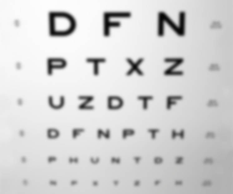 eye chart seniors