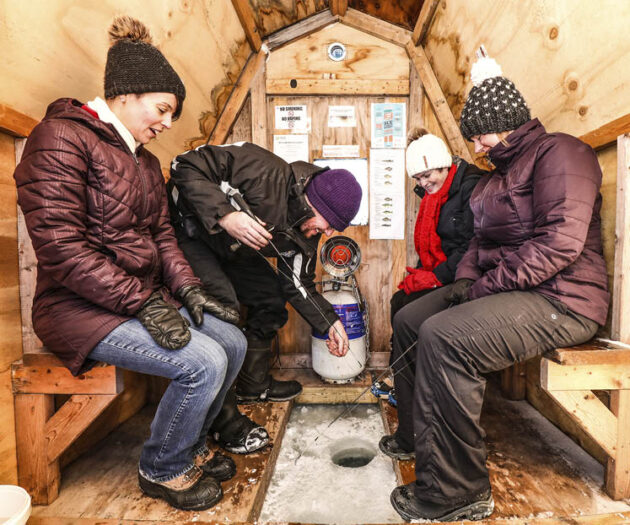 ice fishing island lake orangeville