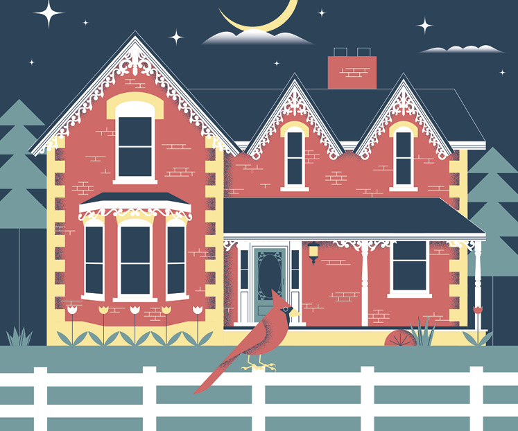 gothic farm house
