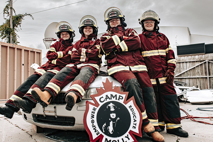 camp Molly firefighters