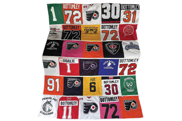maudlin orangeville hockey blanket
