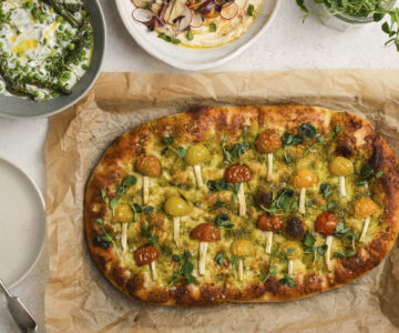flower foccacia
