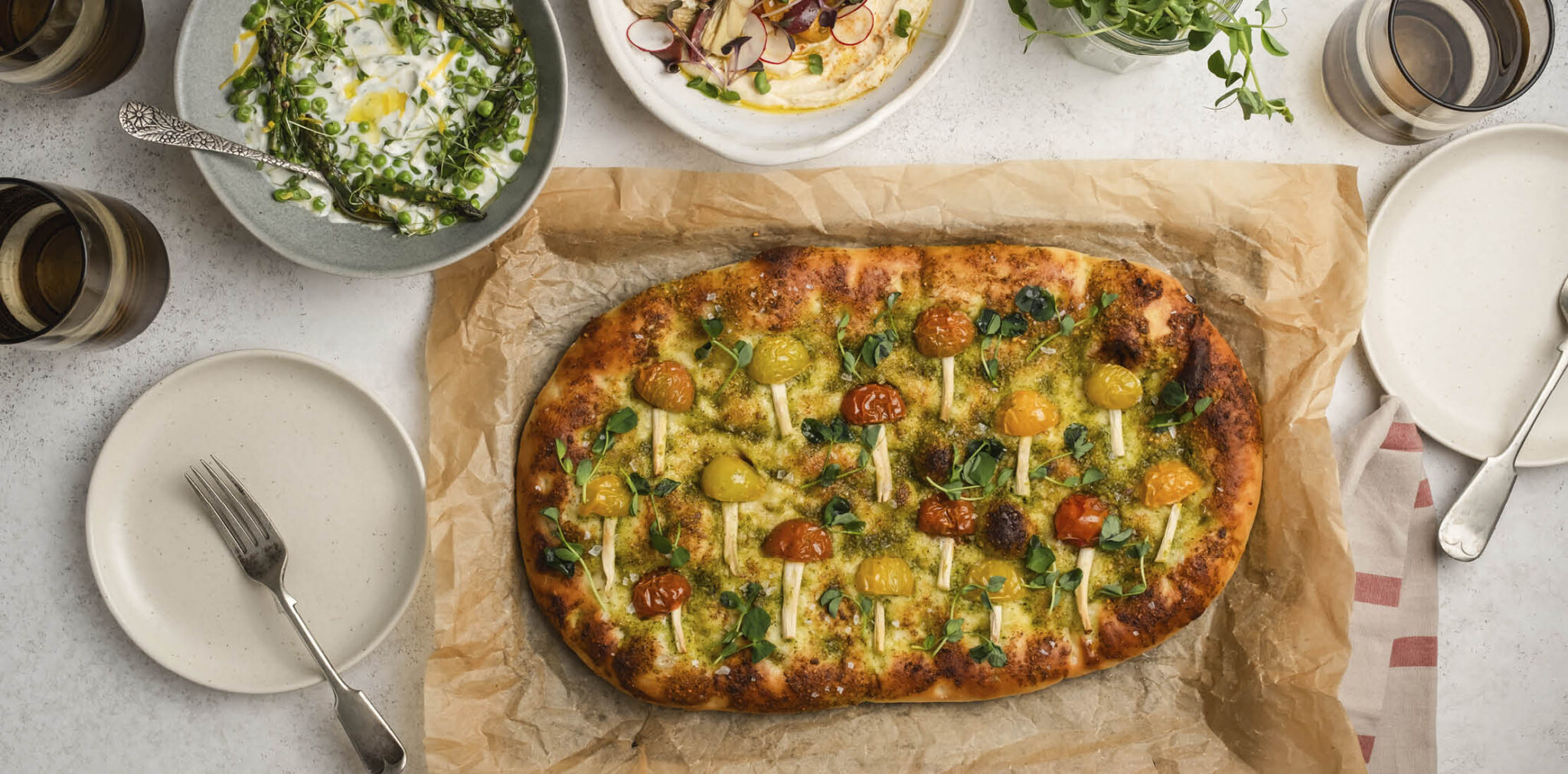 flower foccacia